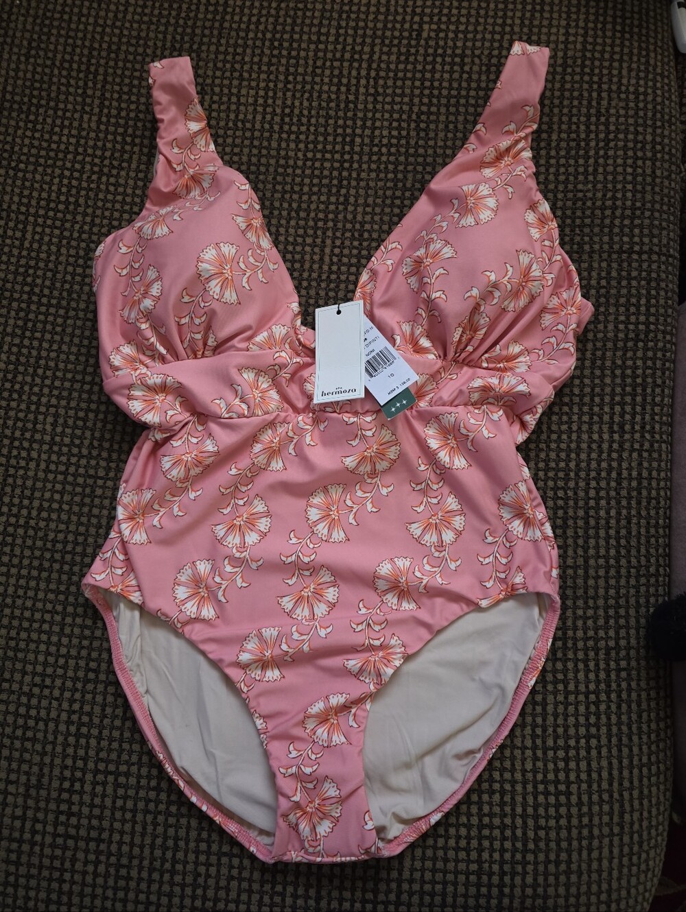 hermoza Fiori Dipinti Noni Size 10 Onepiece Swimsuit